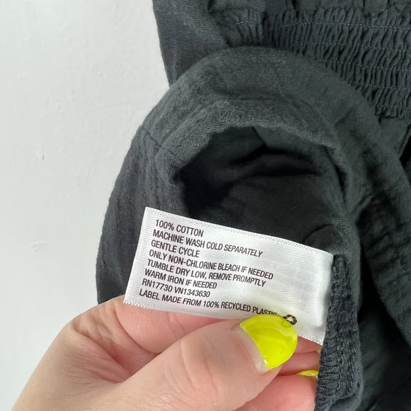 Universal Thread Navy Button-Front Romper - Picture 12 of 12